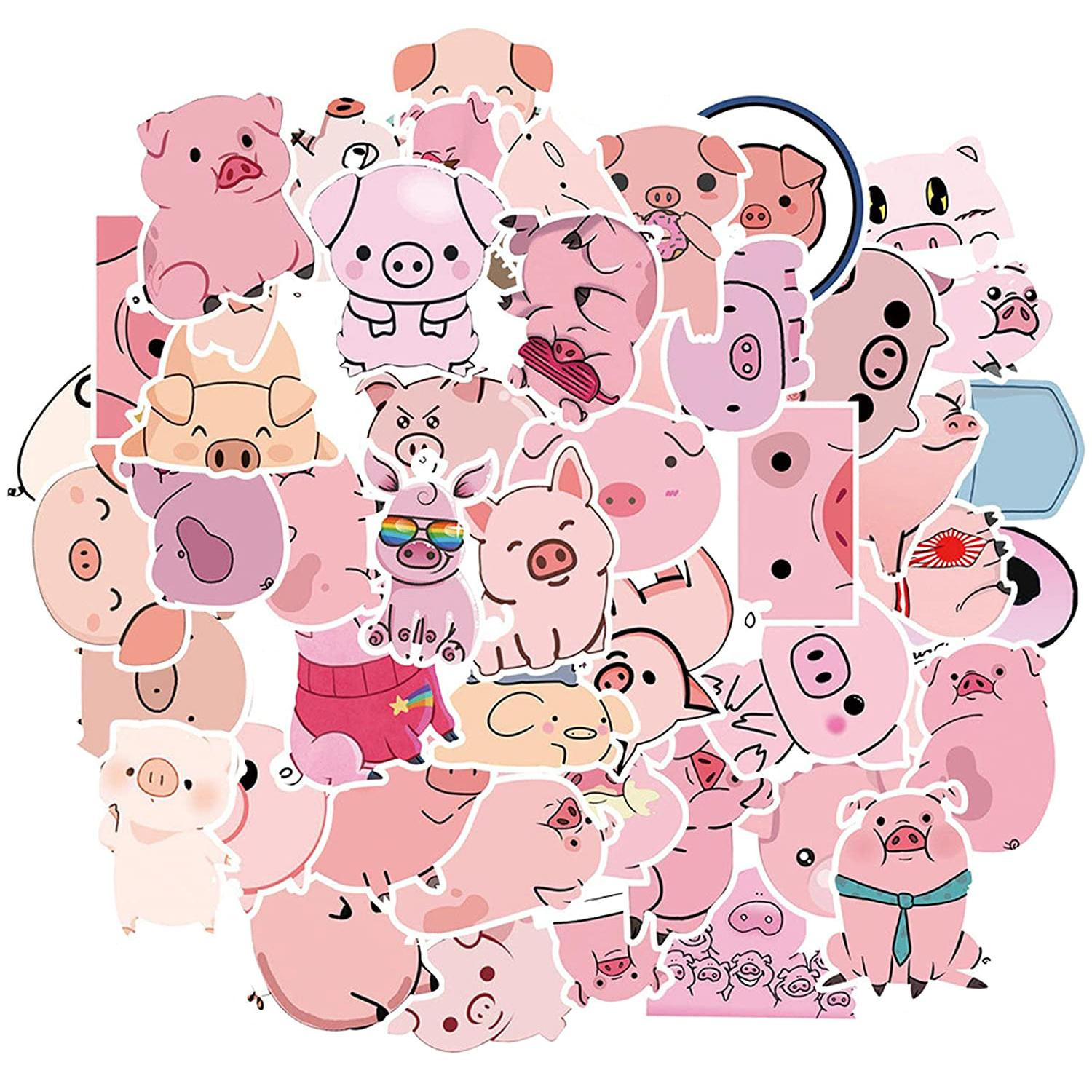 Packung Aufkleber - Schweine