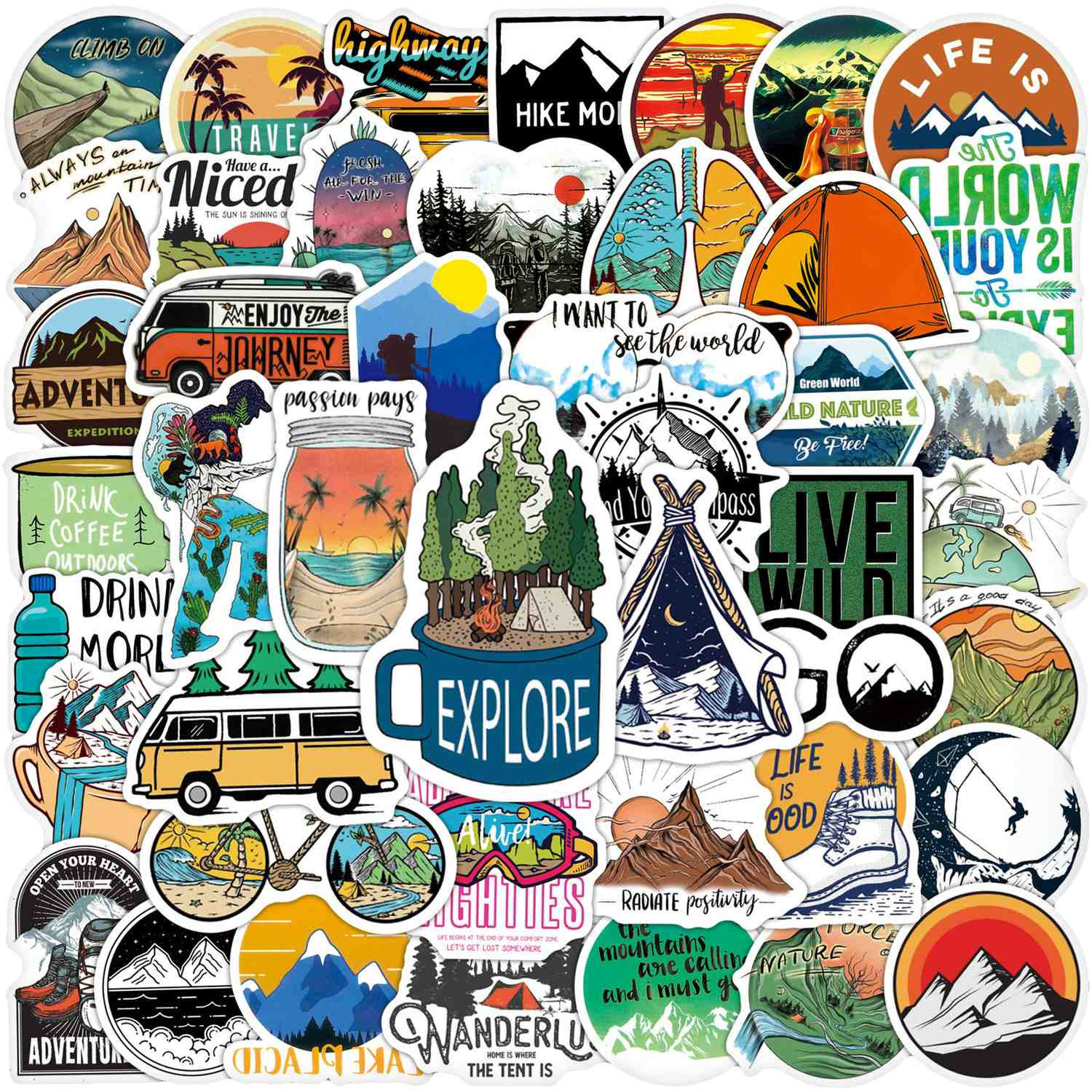 Mega-Stickerpaket - Entdecken