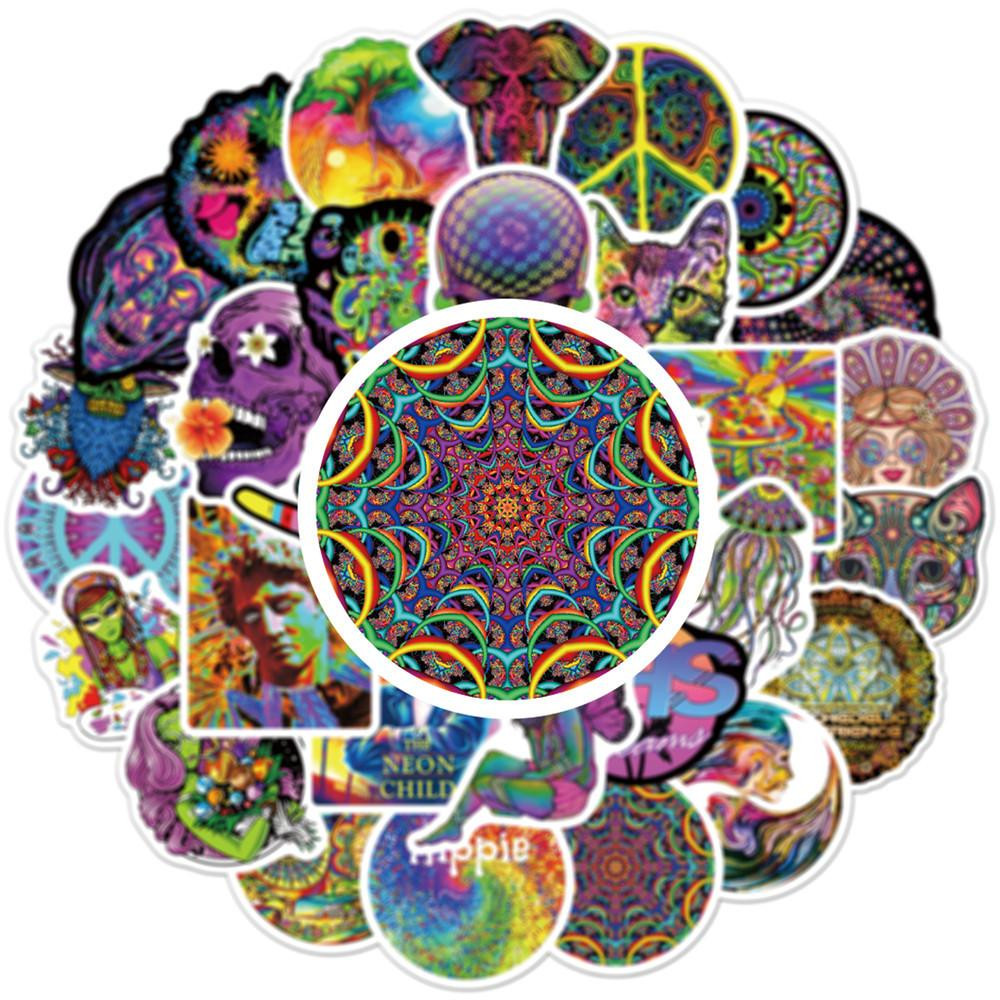 Pakje Stickers - Psychedelic