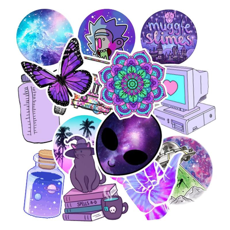 Aufkleberpaket - Purple Mix 2