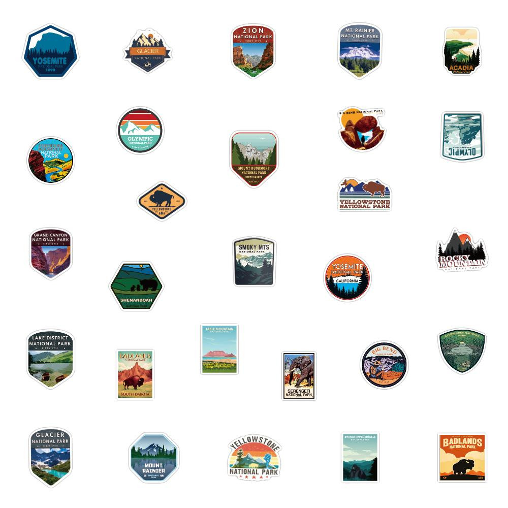 Mega Pack de Stickers - Parques Nacionales