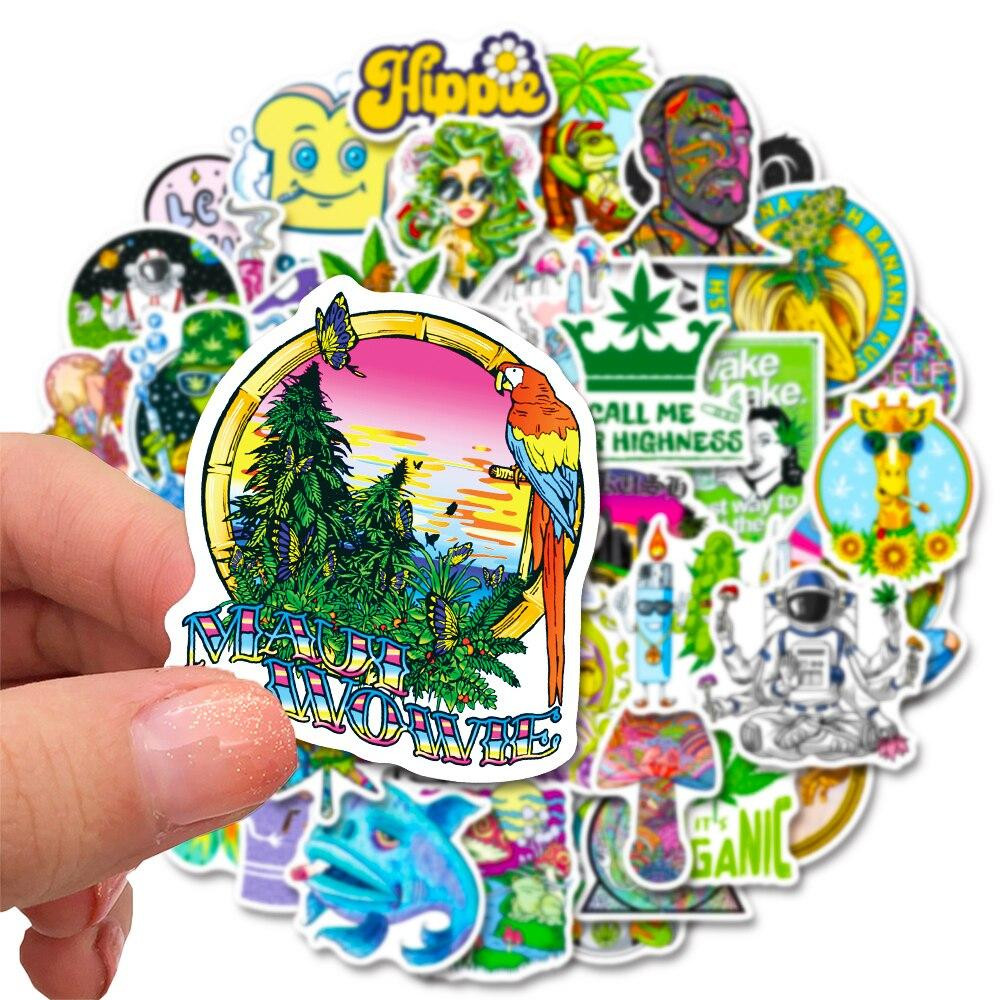 Pakje Stickers - Weed