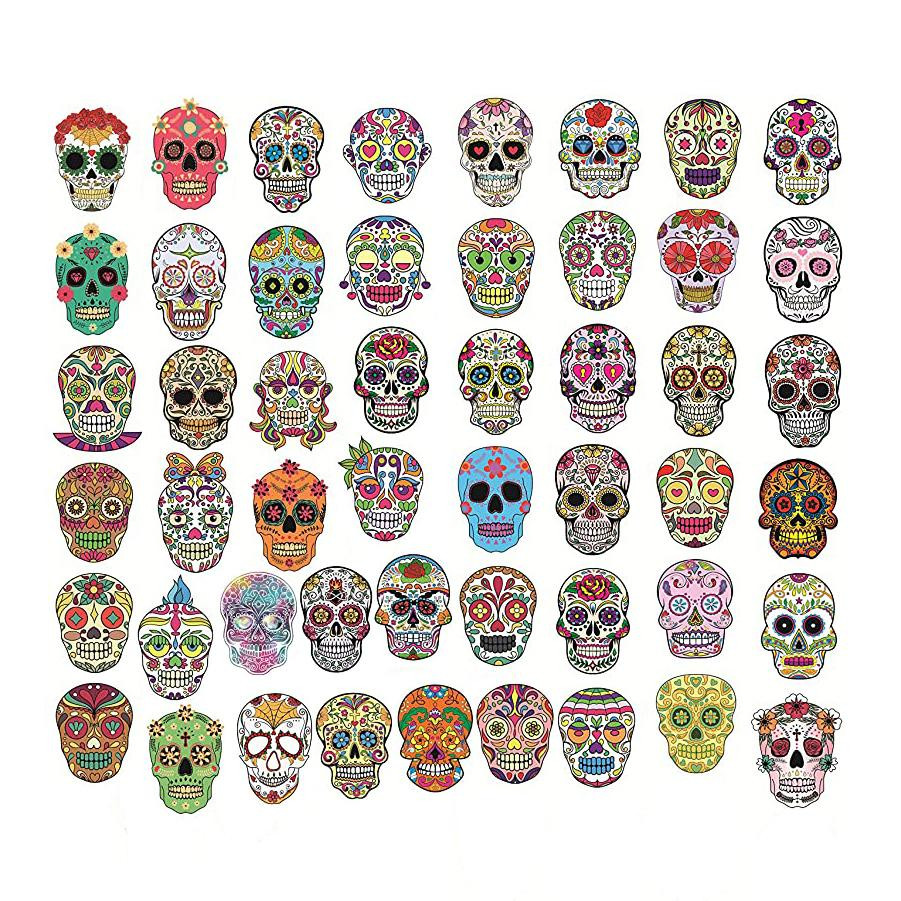 Packung Aufkleber - Sugar Skulls