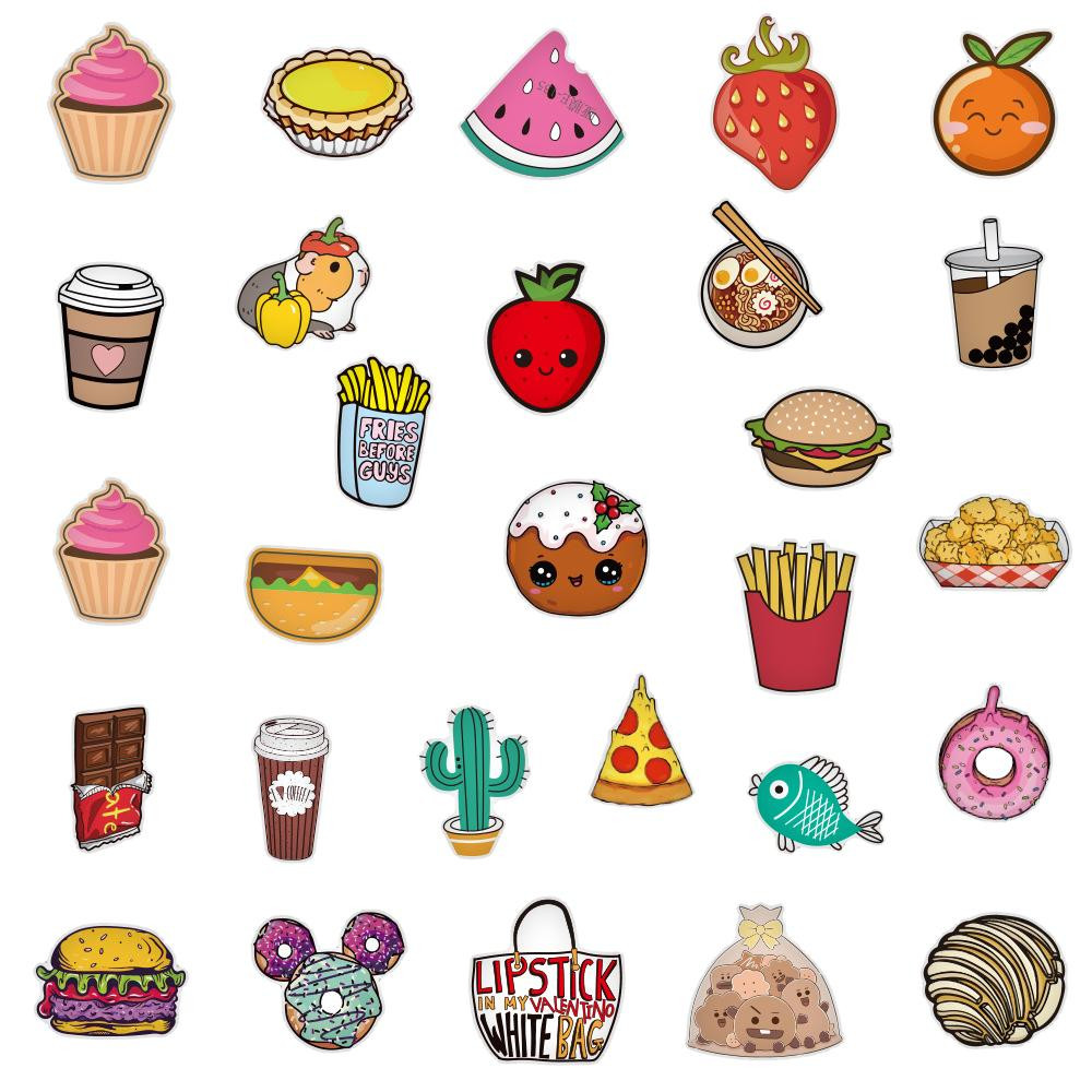 Mega Pack de Adesivos - Alimentos