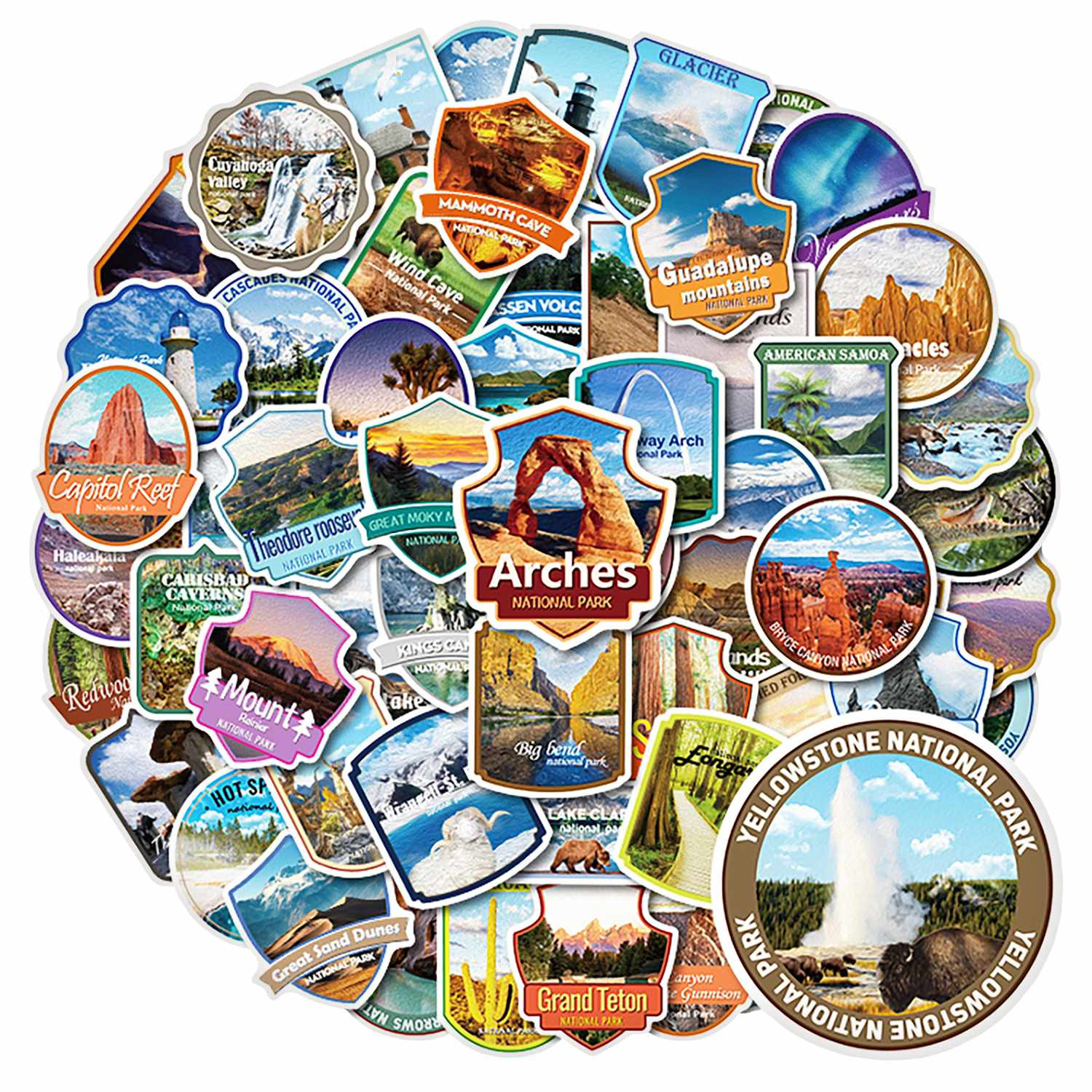 Pack de Pegatinas - Parques Nacionales