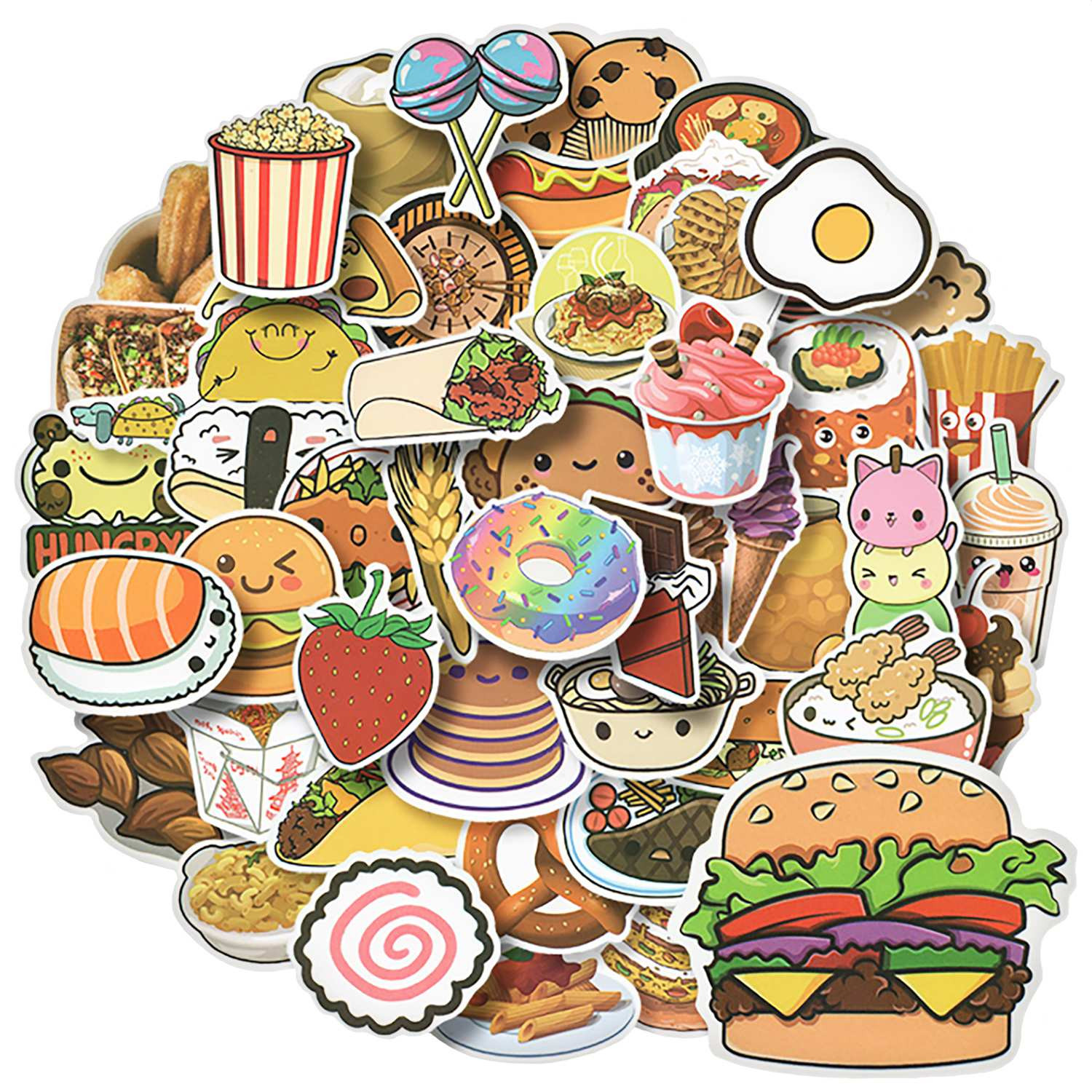 Pack de Stickers - Nourriture