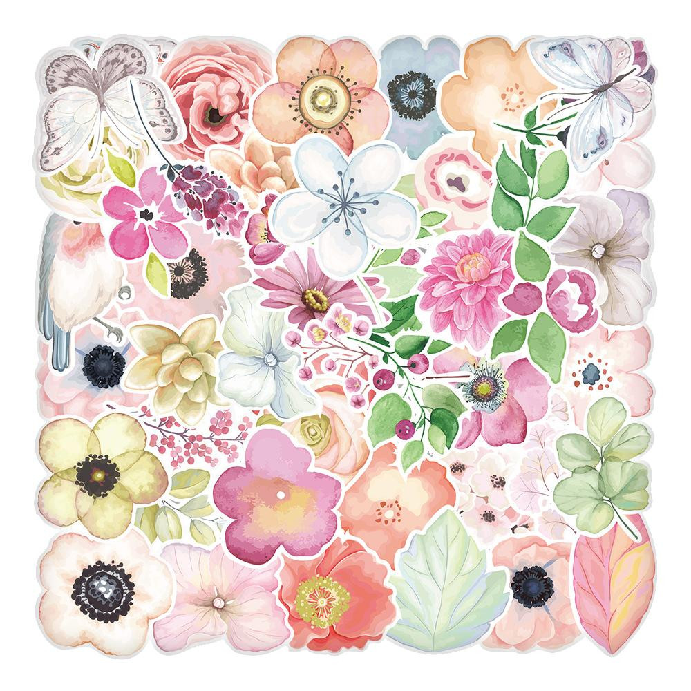 Packung Aufkleber - Blume