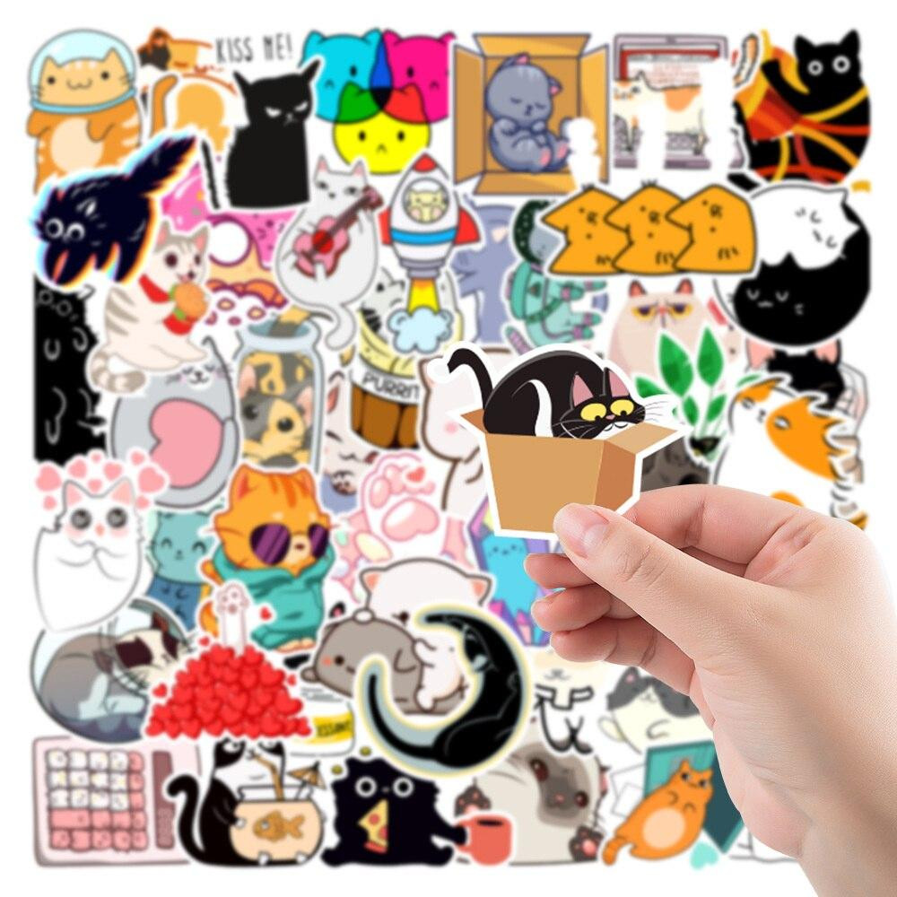 Pack de Pegatinas - Dibujos de Gatos