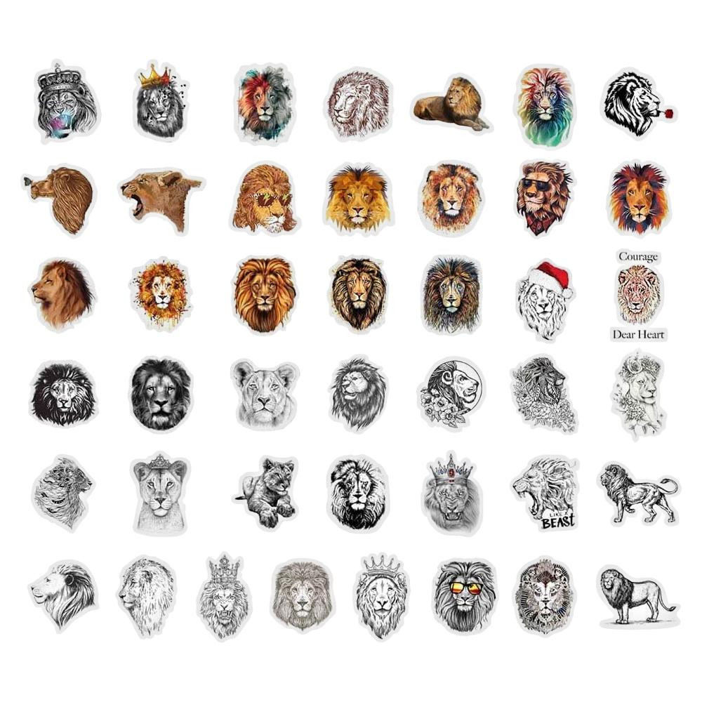 Pack d'autocollants - Lions