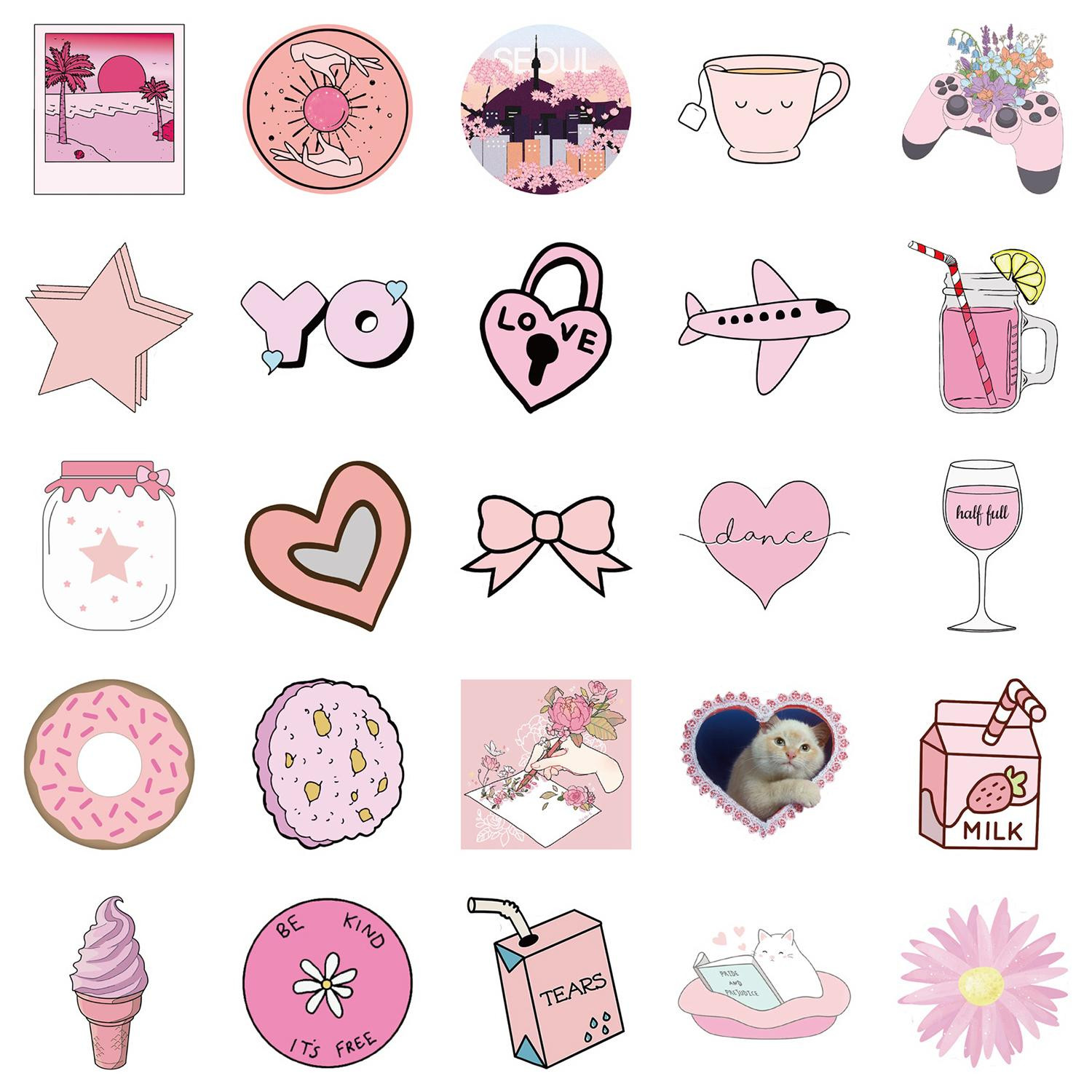 Pack de Pegatinas - Pastel
