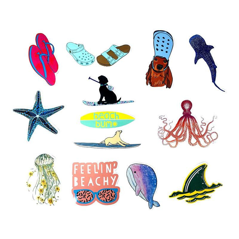 Pack de Stickers - Plage