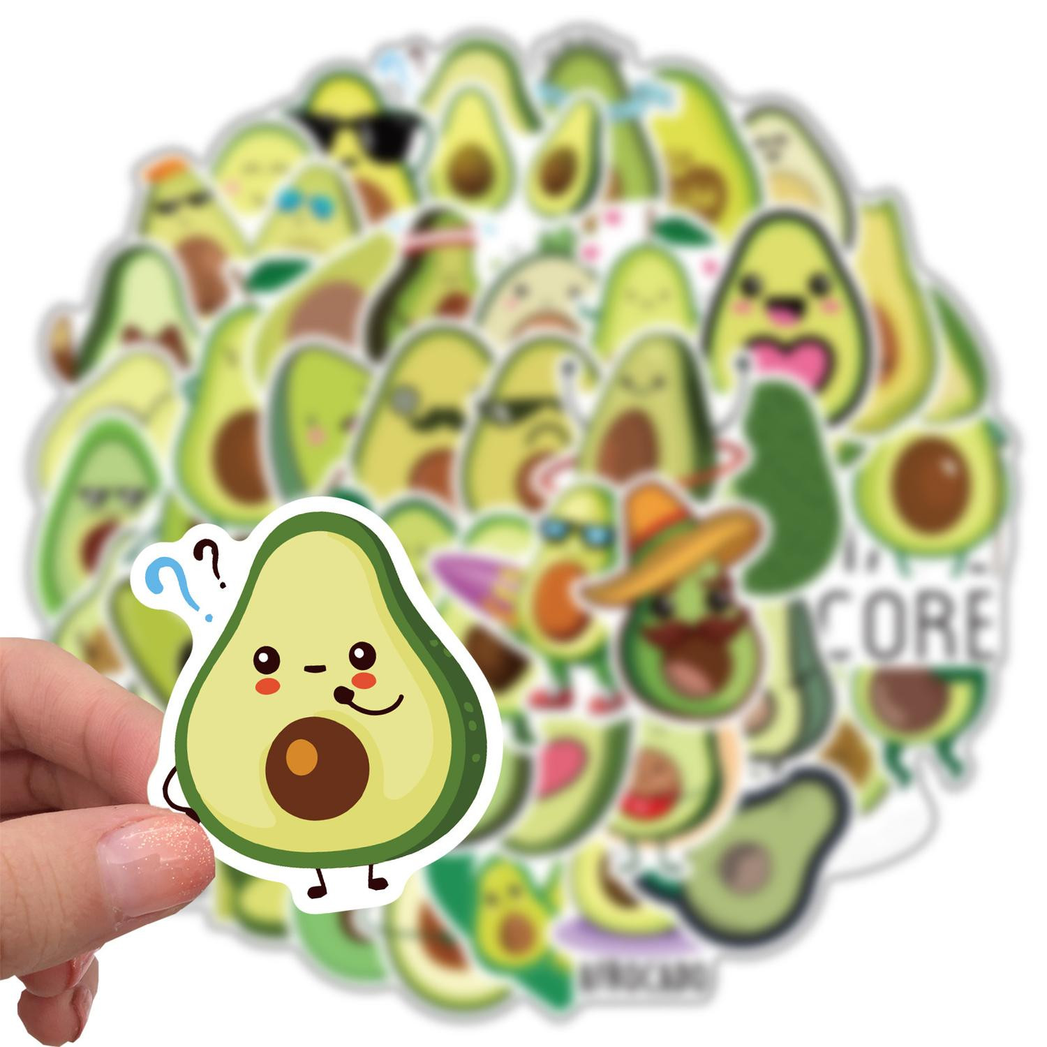Pakje Stickers - Avocado