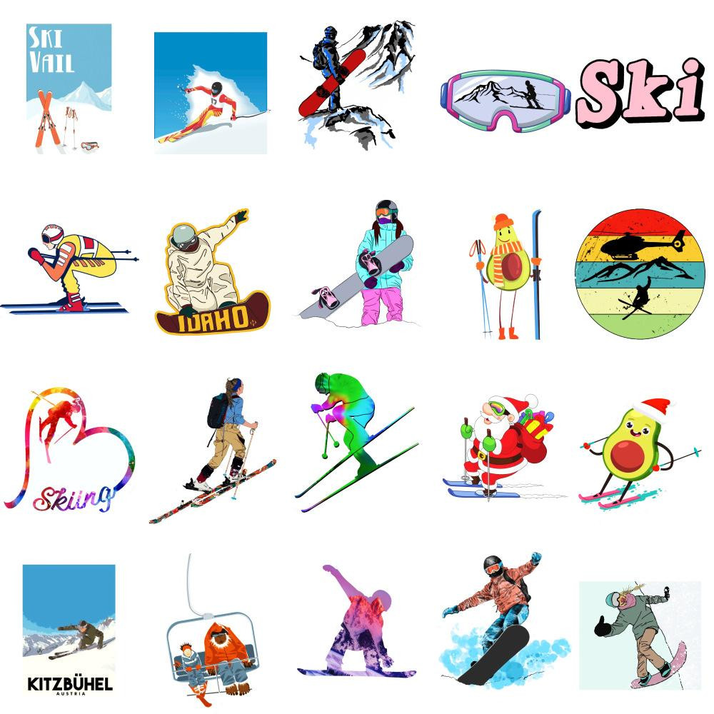 Pack de Stickers - Ski