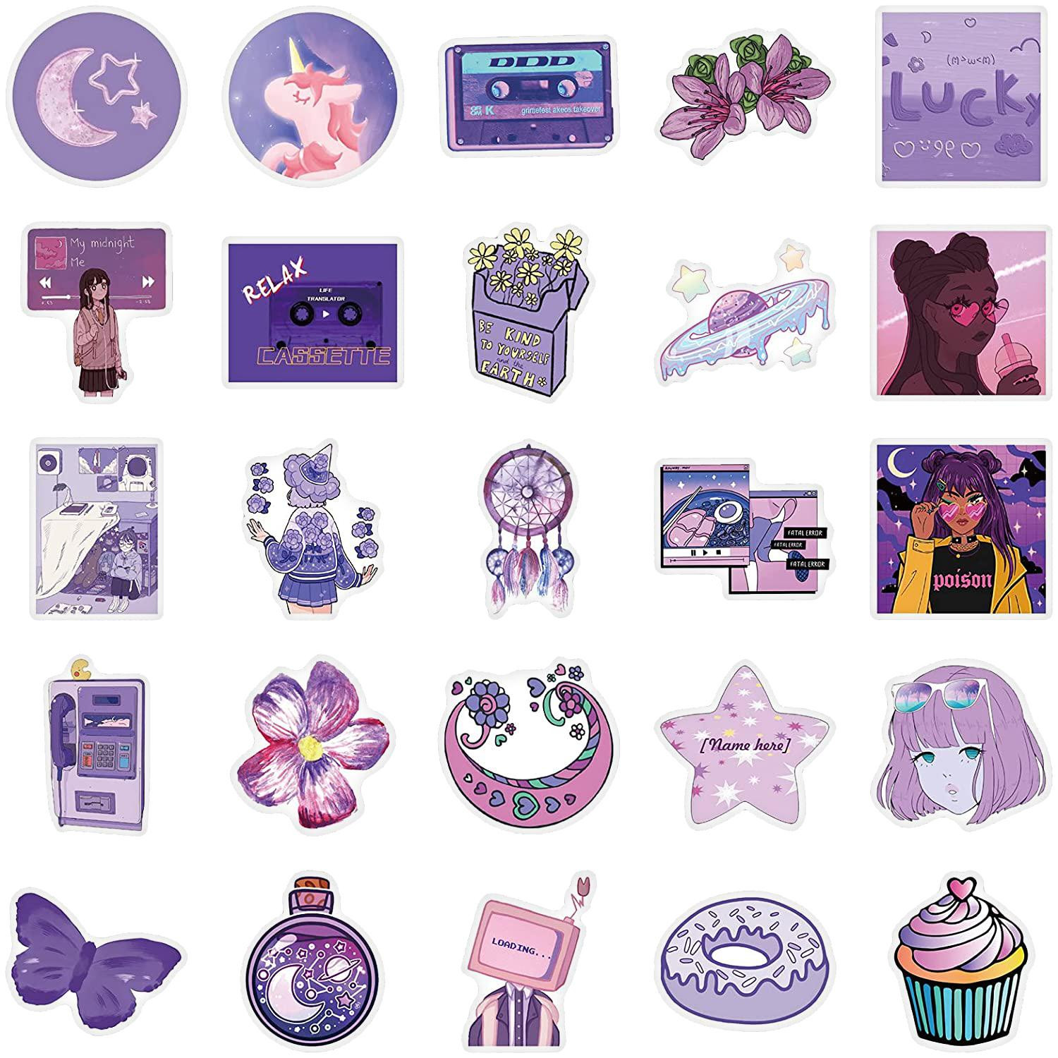 Pack d'autocollants - Violet