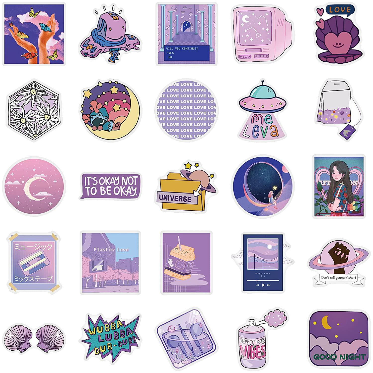 Pack d'autocollants - Violet