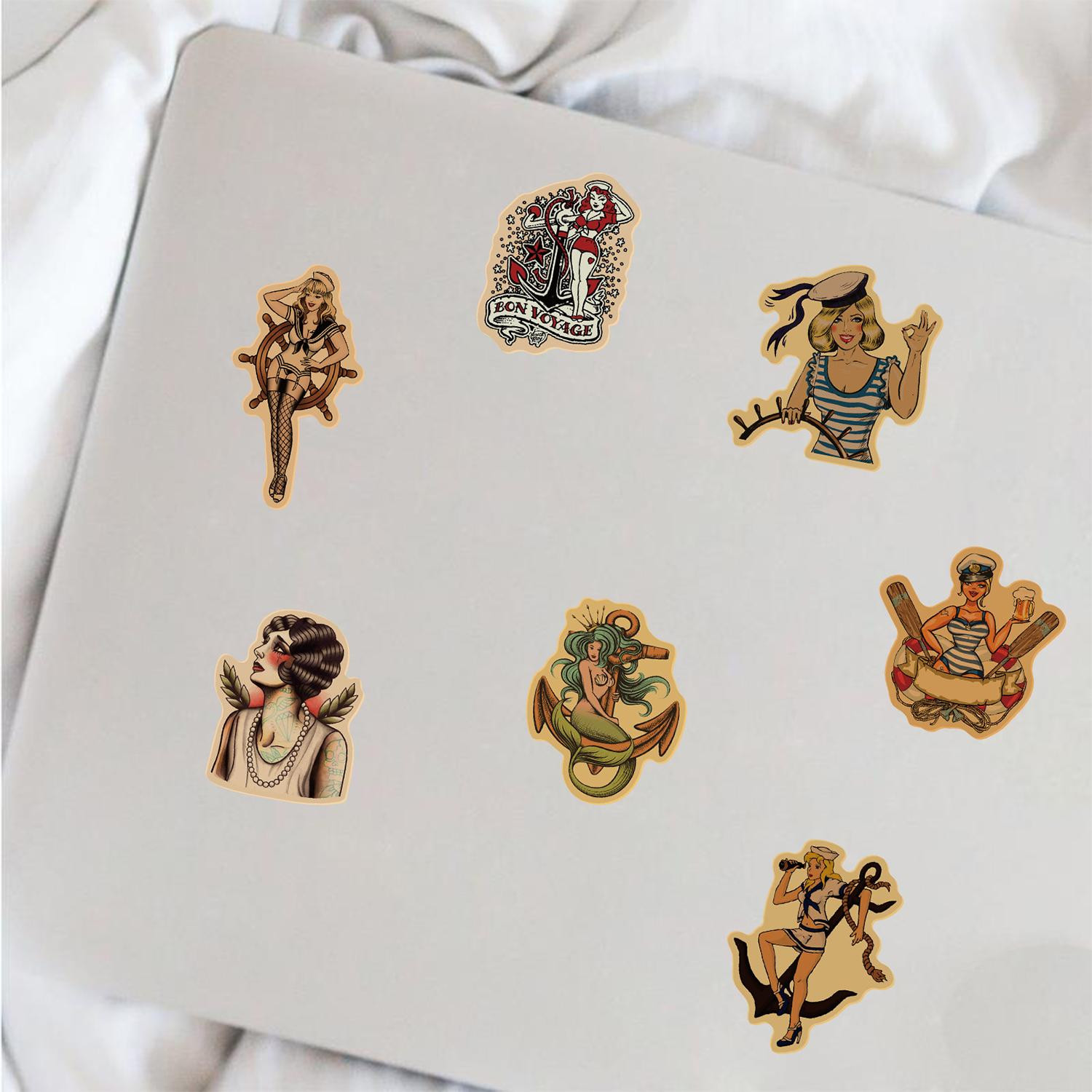 Pack de Pegatinas - Pin-up Retro