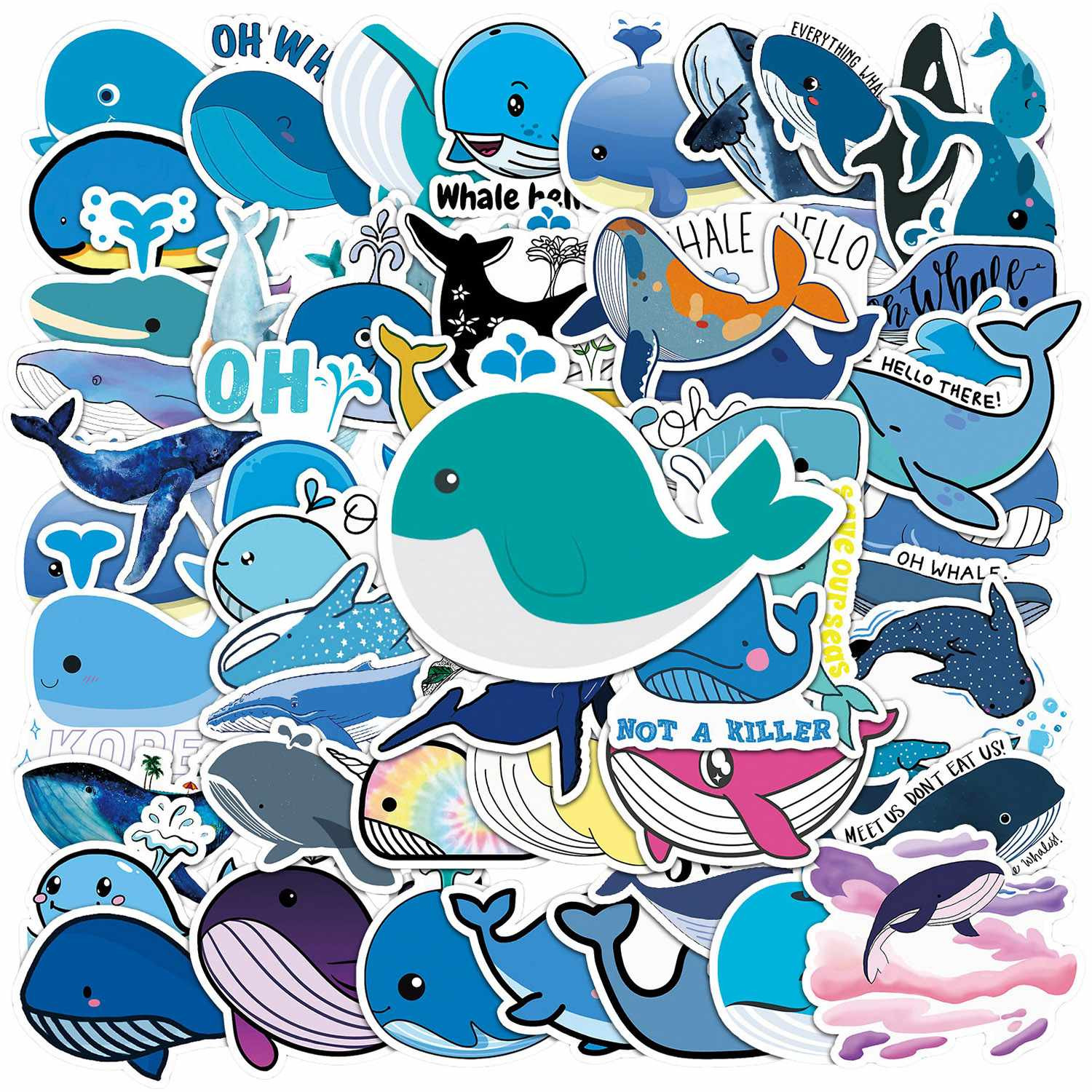 Pack de Stickers - Baleines