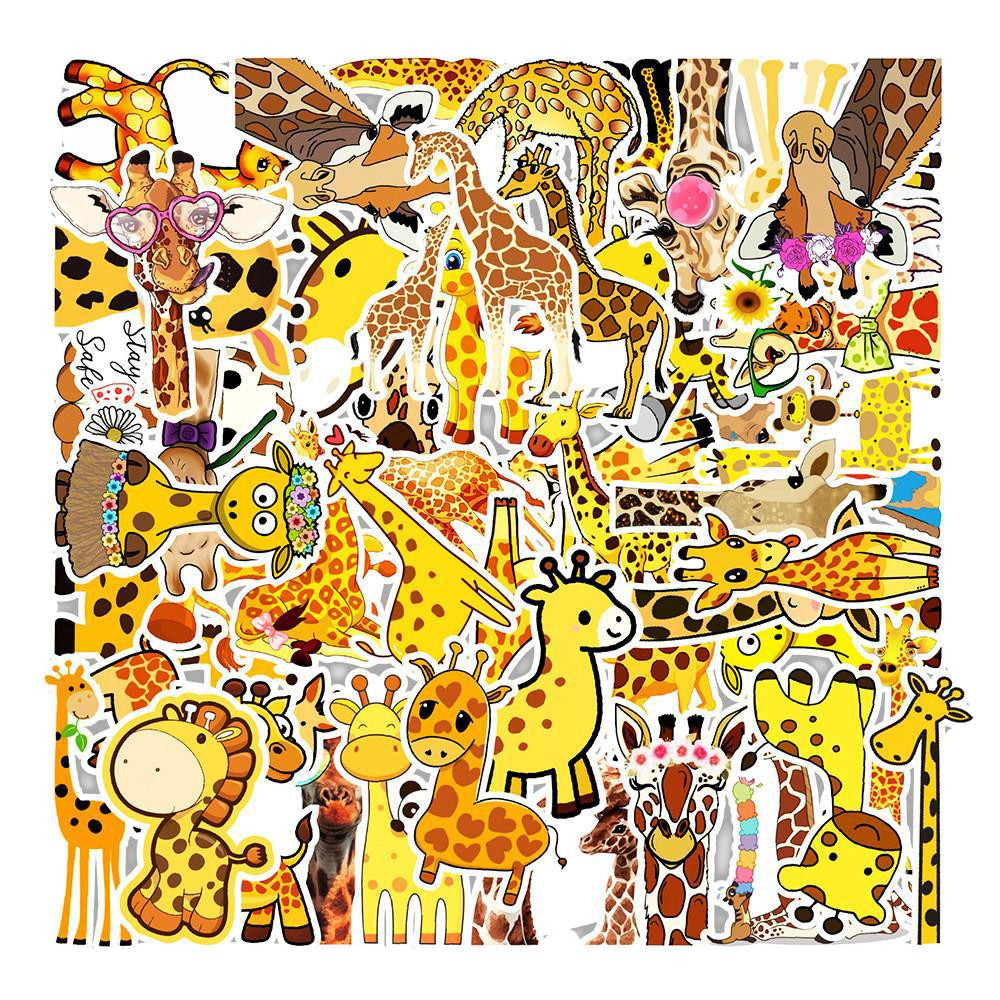 Packung Aufkleber - Giraffe