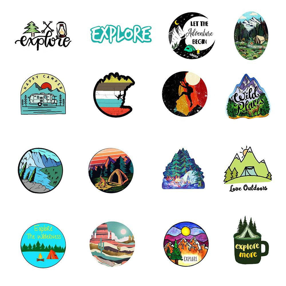 Pack d'autocollants - Camping