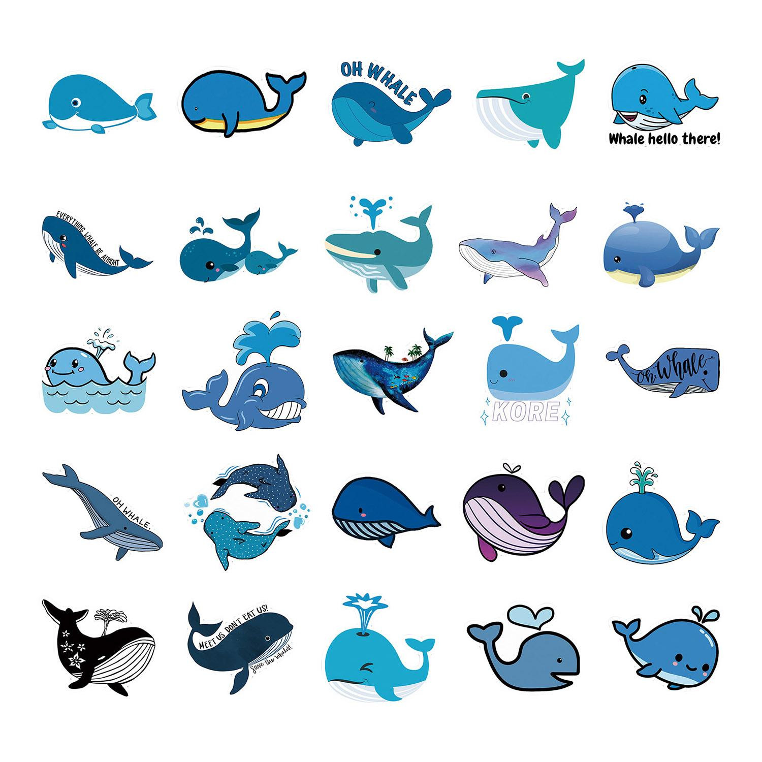Pack de Pegatinas - Ballenas