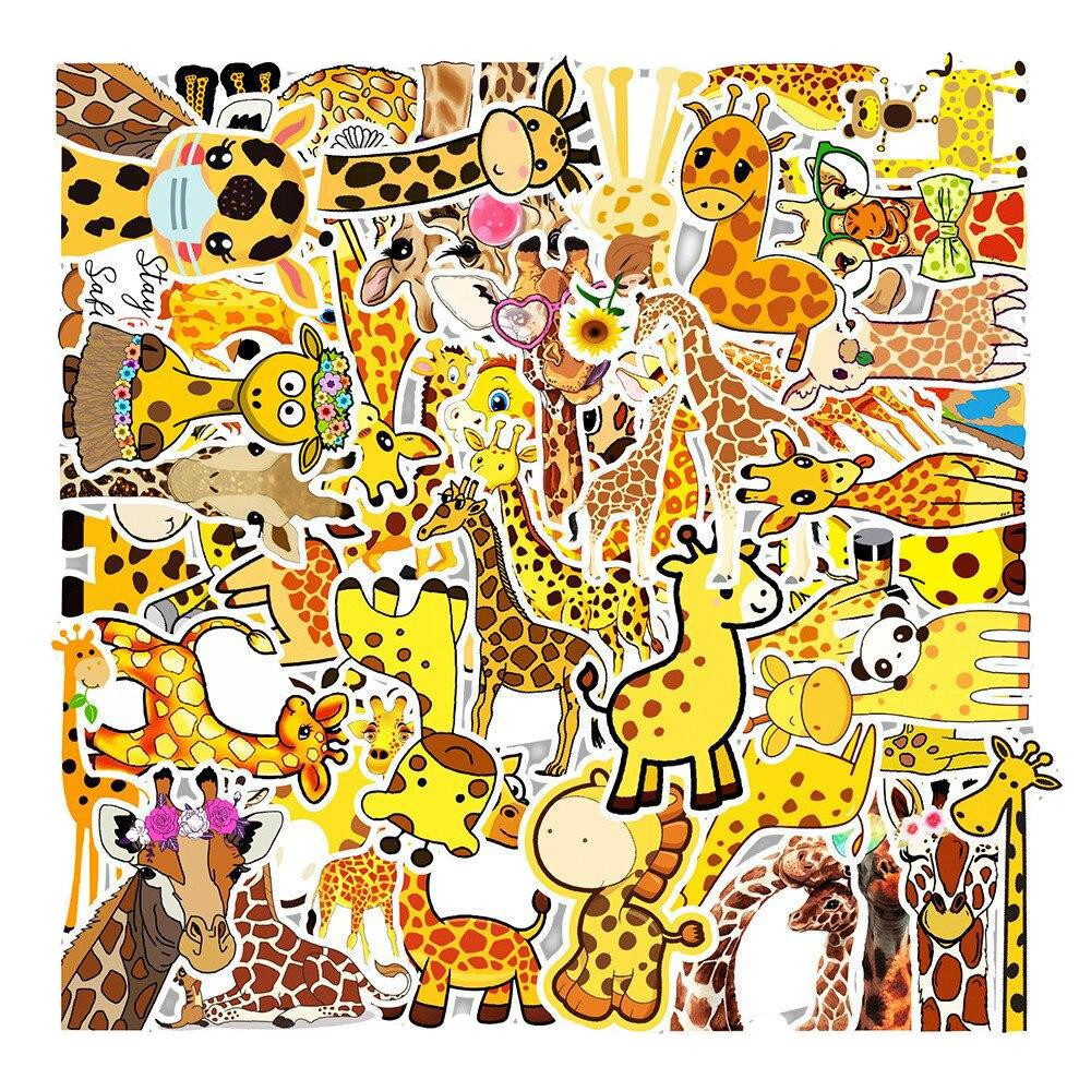 Packung Aufkleber - Giraffe