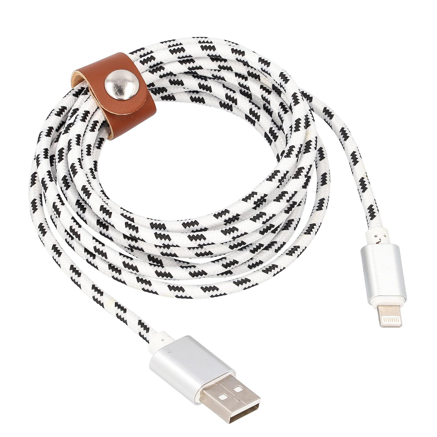 Cable de carga Lightning a USB, tejido - 2 m