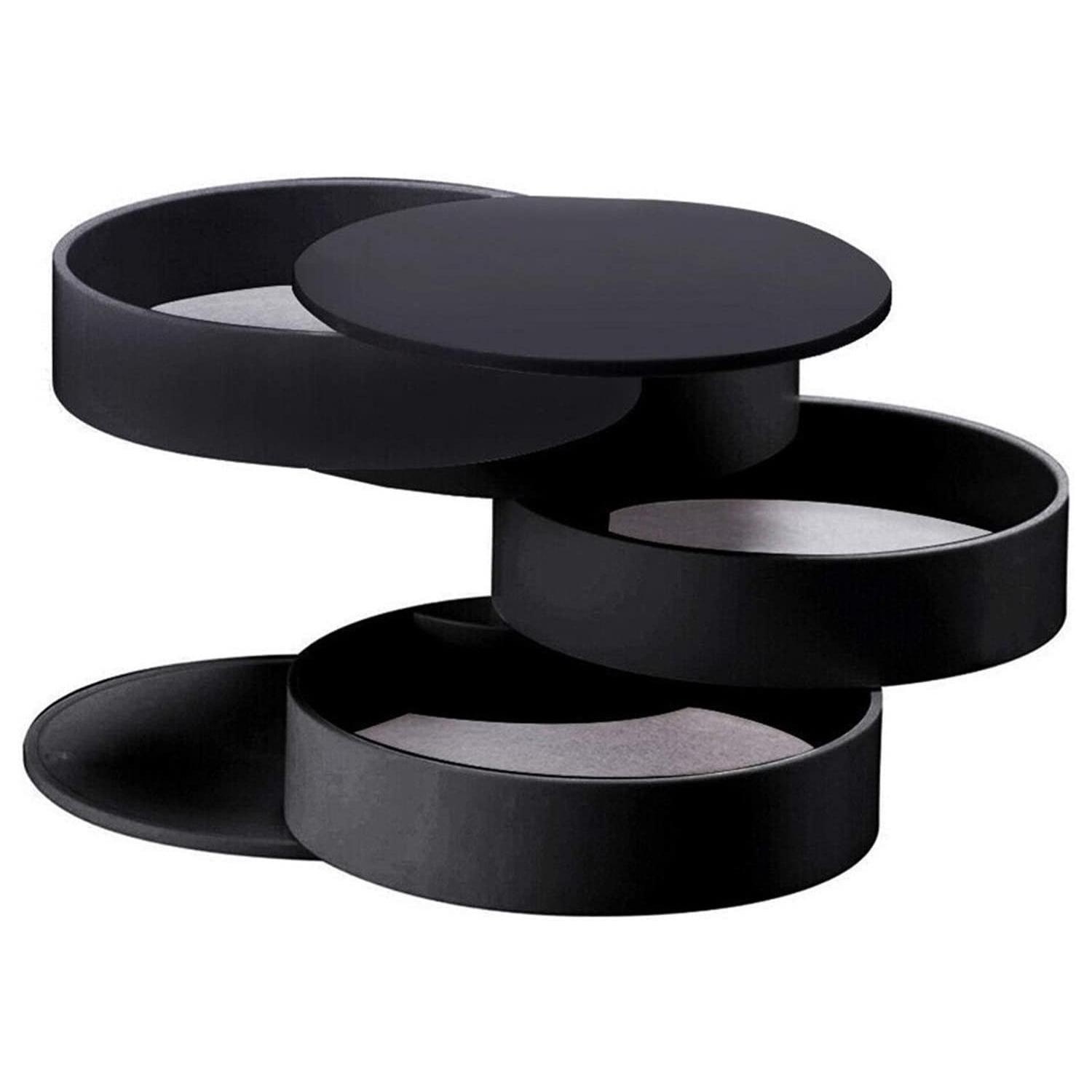 Joyero, 4 Capas - Negro