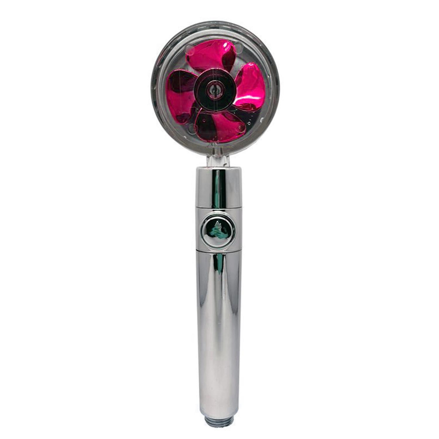 Shower Nozzle with Propeller - Red