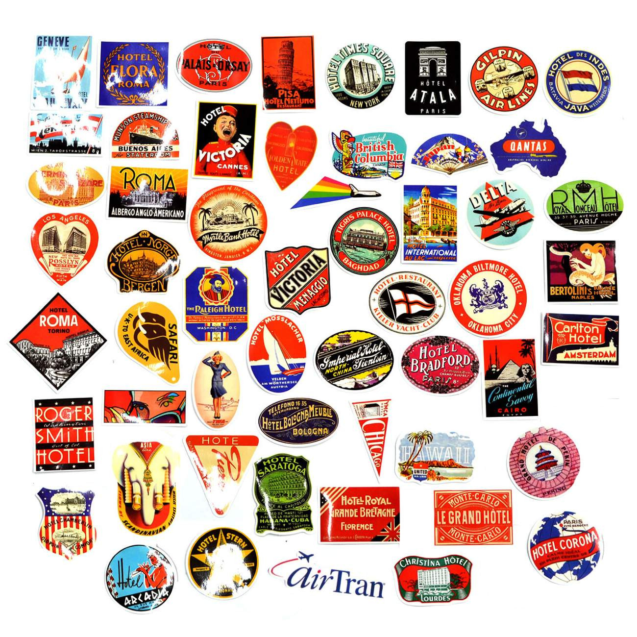 Pack de Pegatinas - Viajes