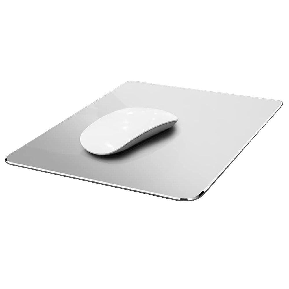 Mauspad aus Aluminium - Silber