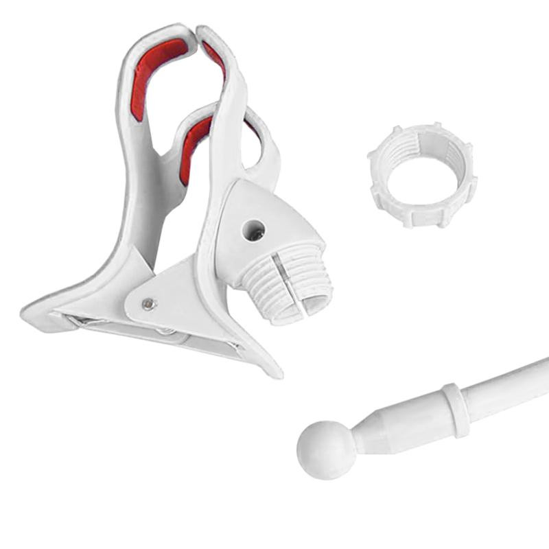 Flexibele Telefoonhouder met Klem - Wit