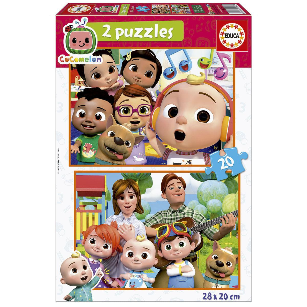 CoComelon, Puzzle - 2 x 20 Teile