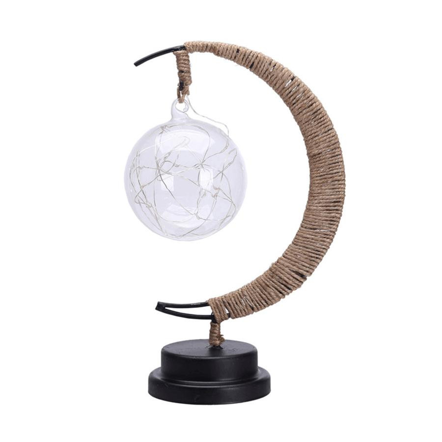 Table Lamp, Battery Powered - Hanging Globe