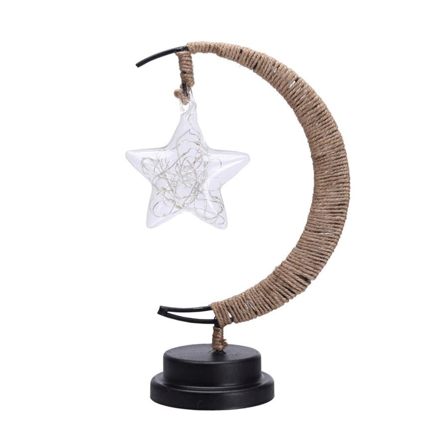 Table Lamp, Battery Powered - Hanging Star