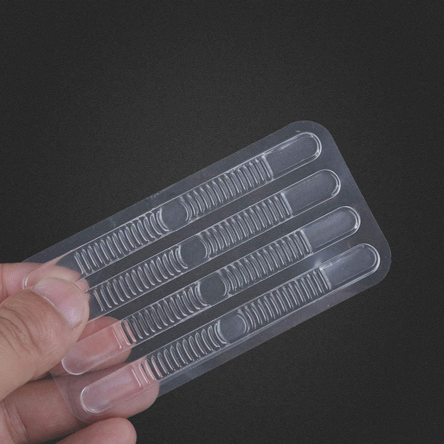 4x Scheuerschutz aus Silikon - Transparent