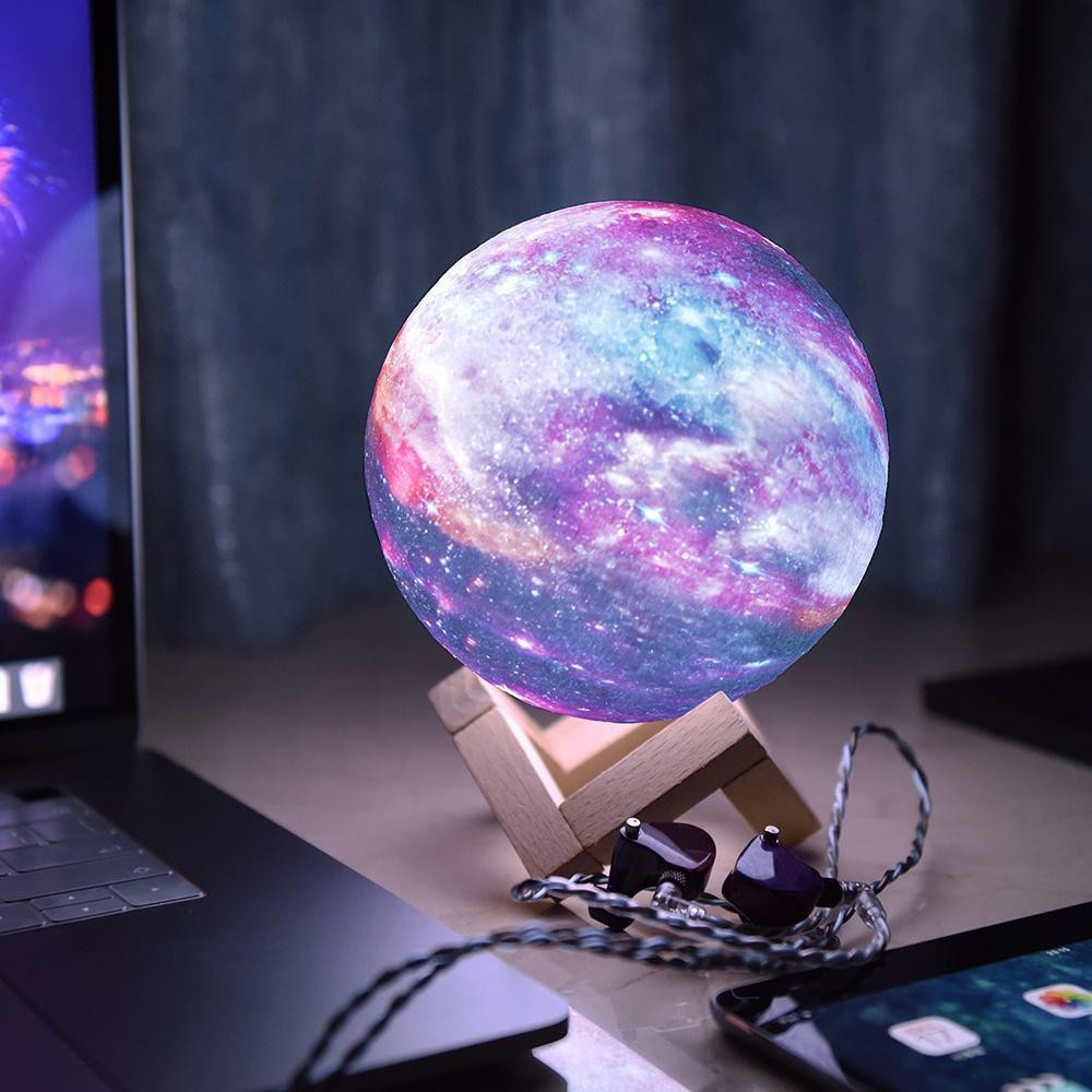 Mondlampe - Galaxie - 3D