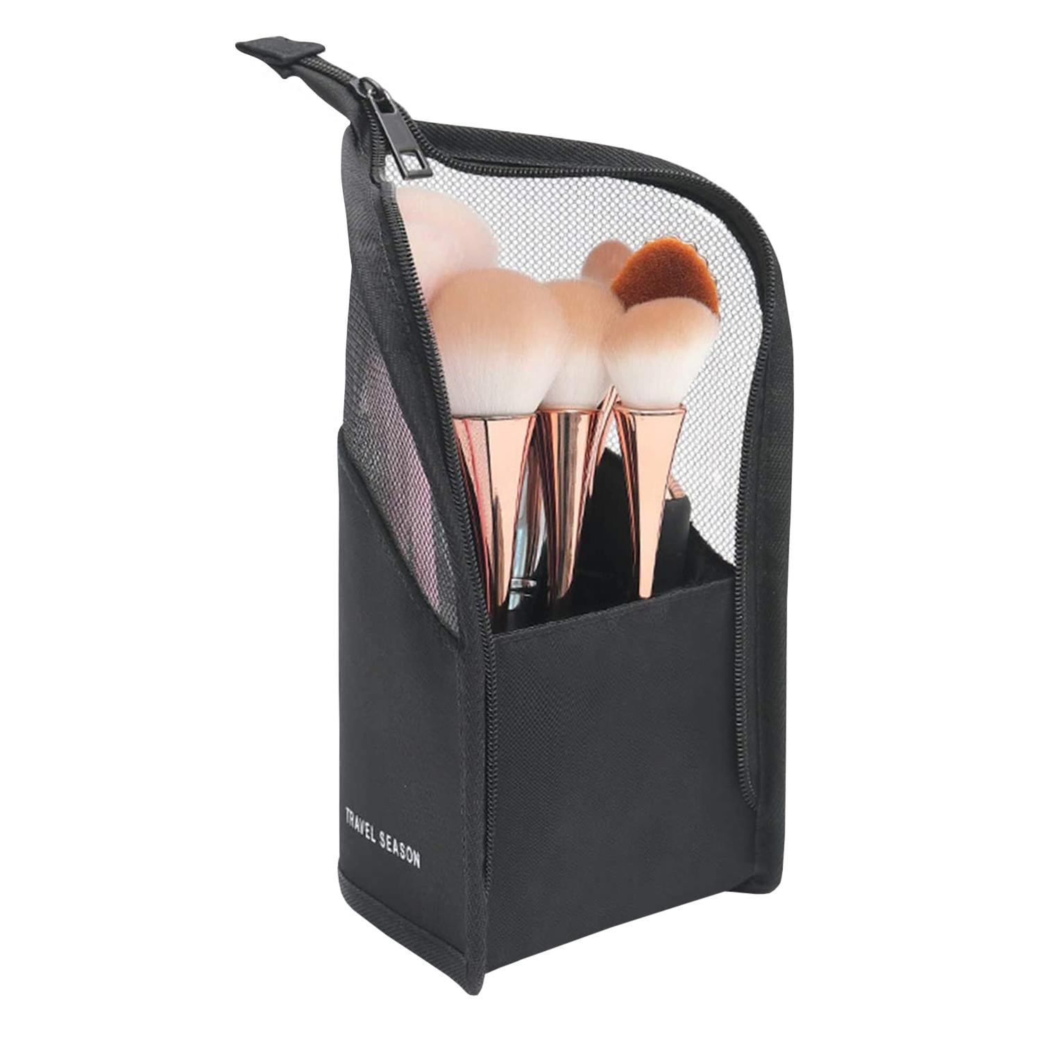 Makeup Bag for Travel - Black