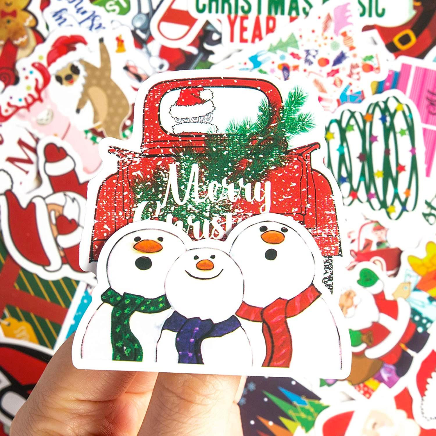 50 adesivi e decalcomanie - Natale