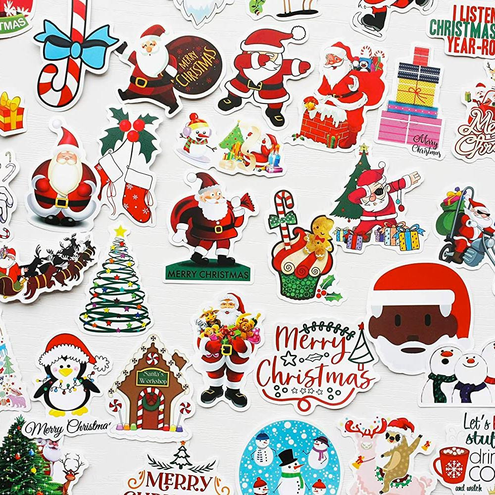 50x Adesivos e Decalques - Natal