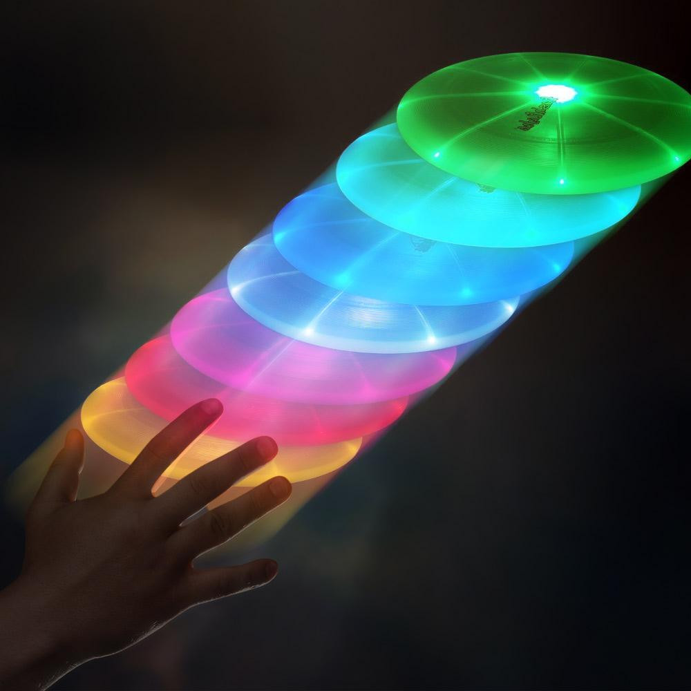 Frisbee mit LED-Beleuchtung - 7 Farben
