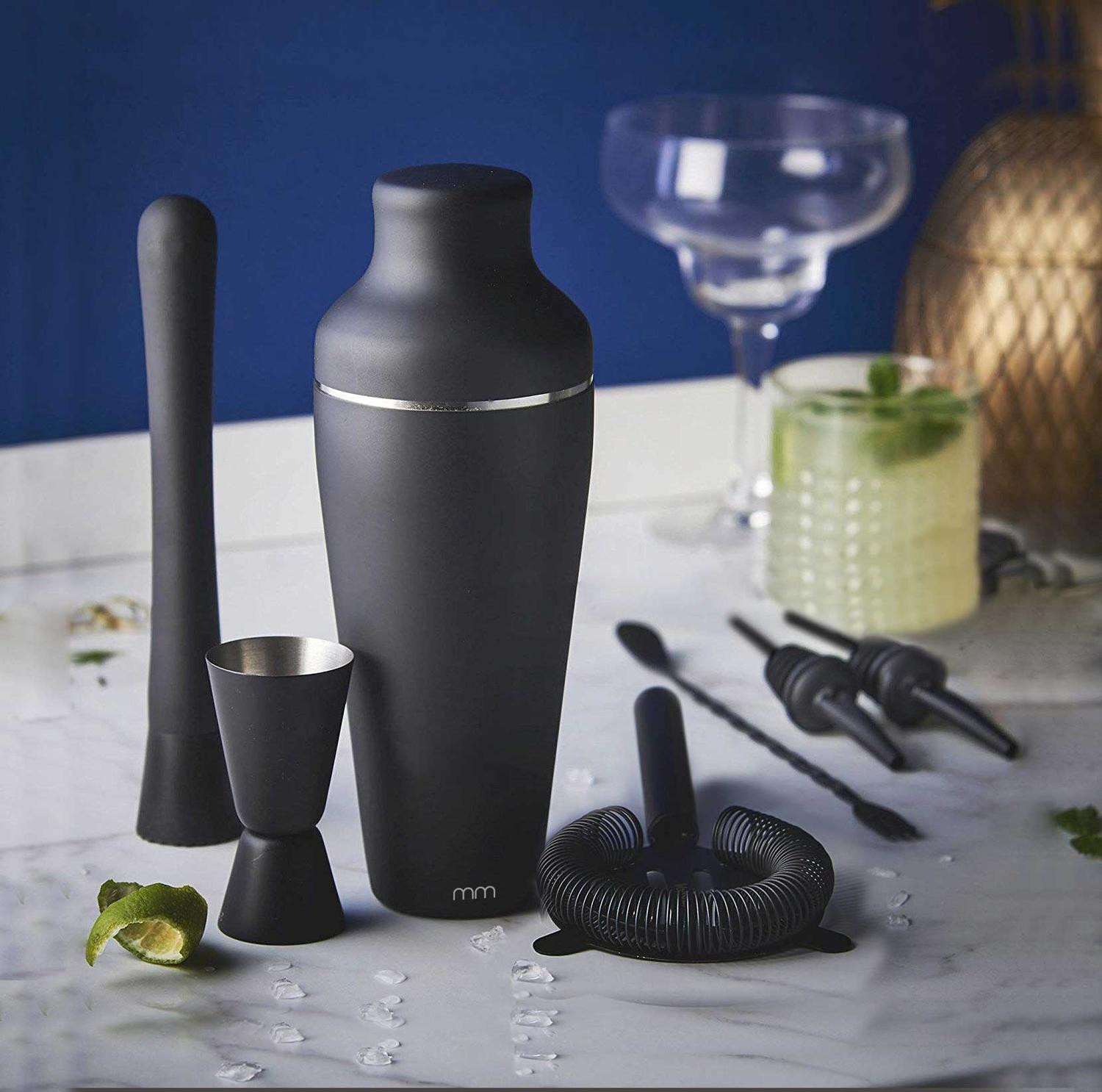 Cocktail Shaker Set - Matte Black