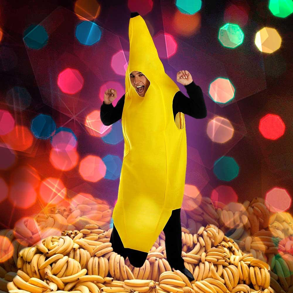 Maskenkostüm - Banane - Einheitsgröße