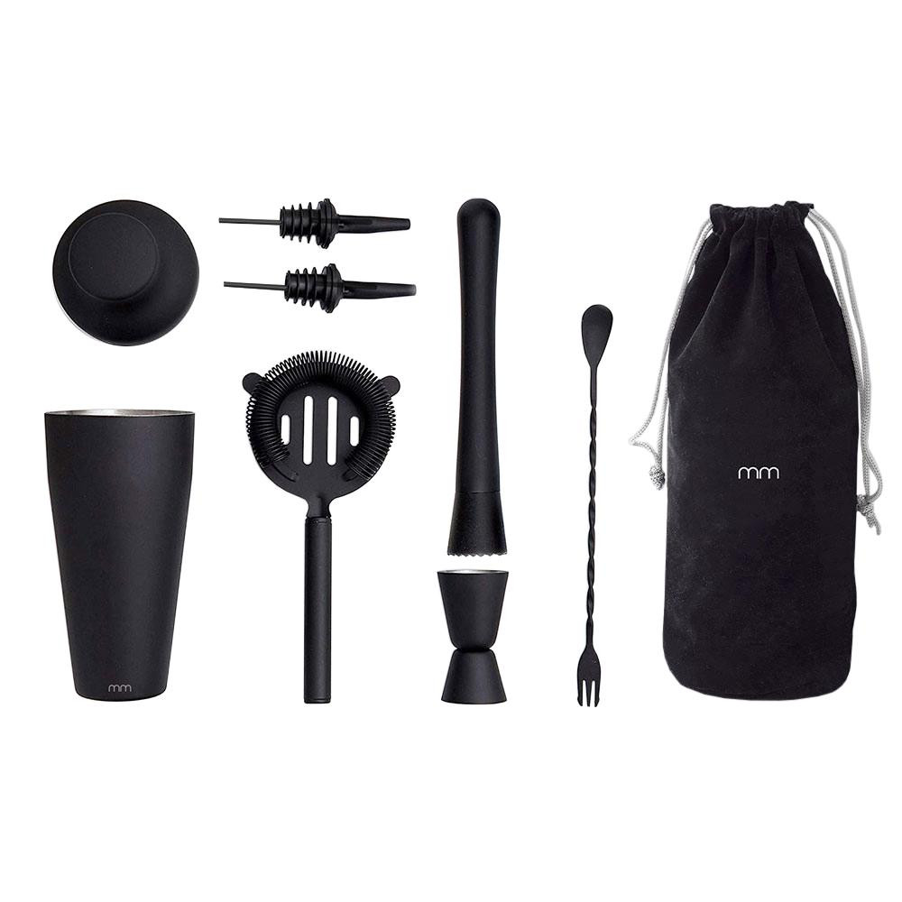Cocktail Shaker Set - Noir Mat