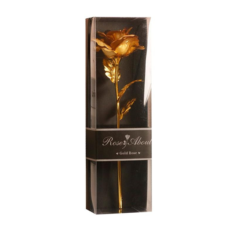 Eternity Rose - Ouro com haste de ouro