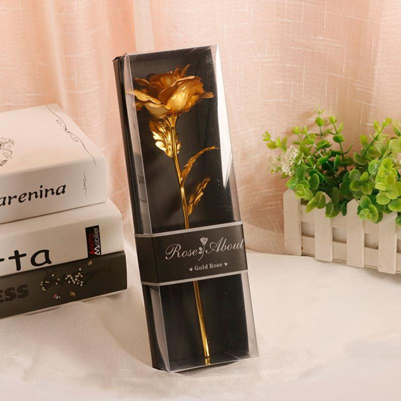 Eternity Rose - Ouro com haste de ouro