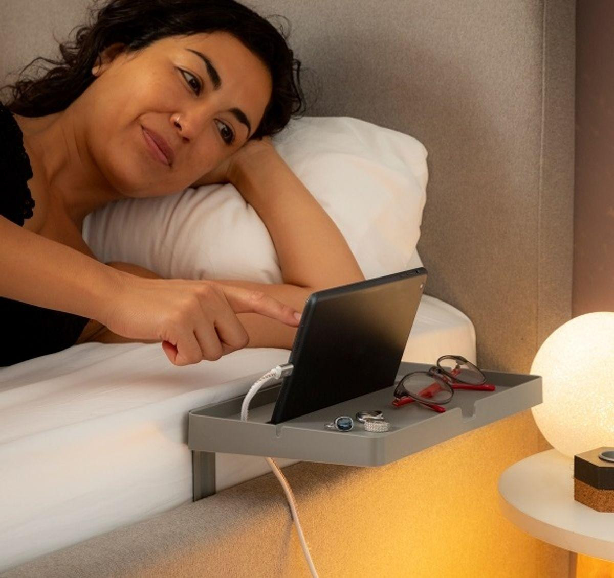 Bed Shelf for Mobile and Tablet - Adjustable