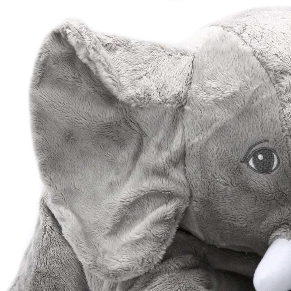 Plüschtier, Elefant - Grau - 60 cm