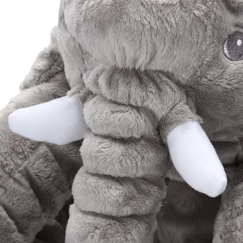 Plüschtier, Elefant - Grau - 60 cm