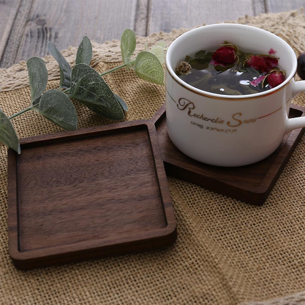 Coaster, Dark Wood - Square - No. 3