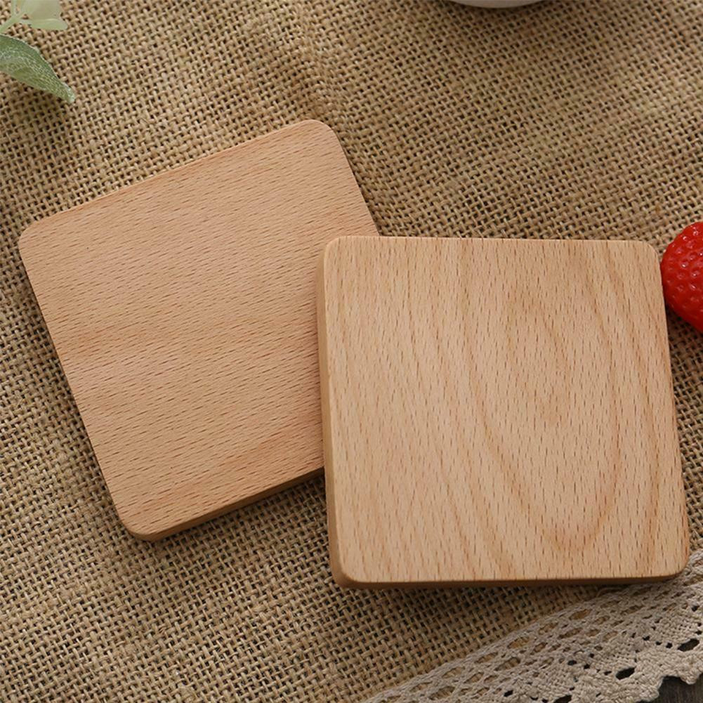 Coaster, Light Wood - Square - No. 1